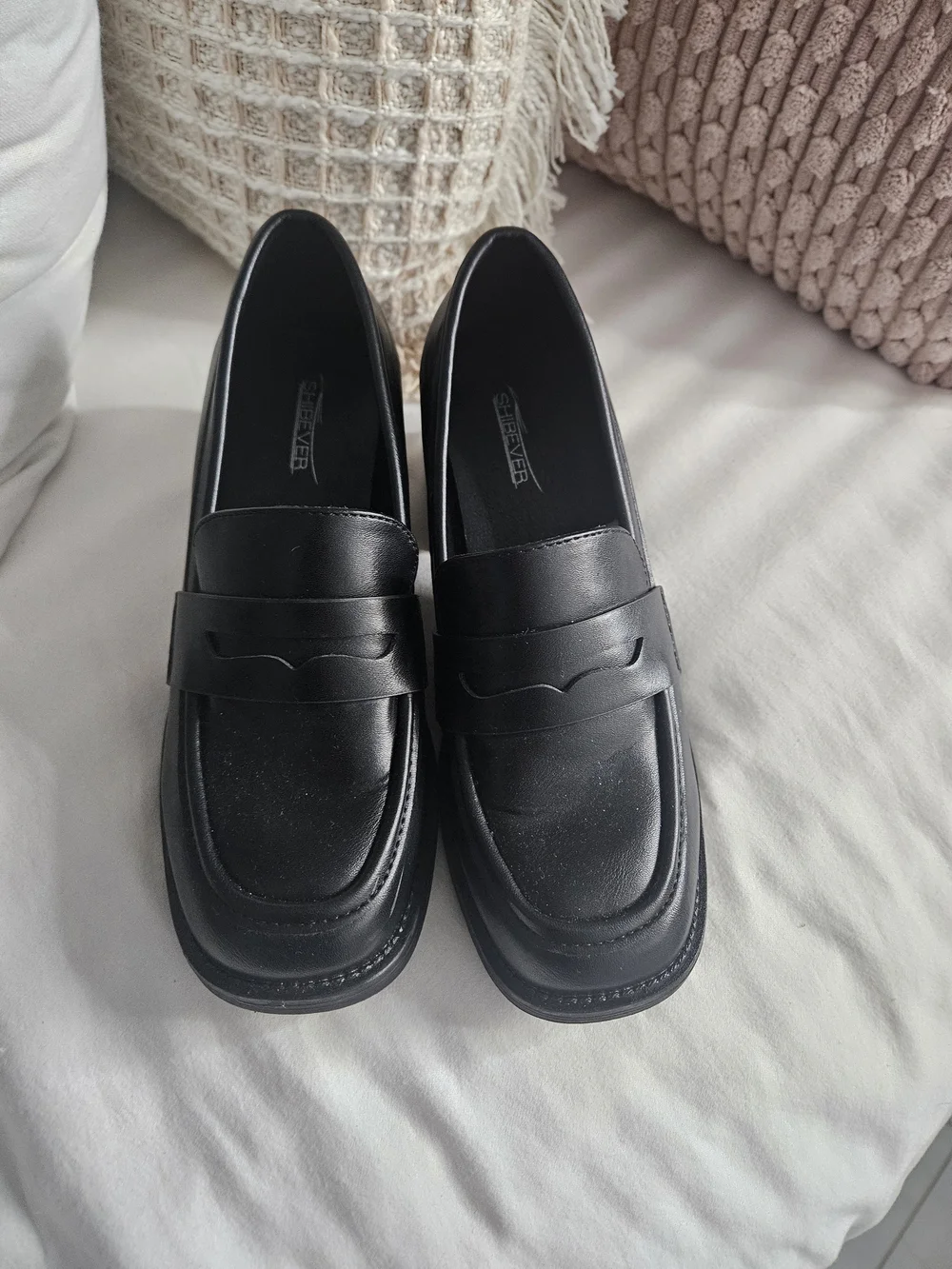 Classic Black Penny Loafers
